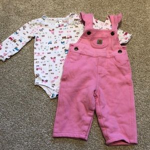 Carhartt Infant Overall Set